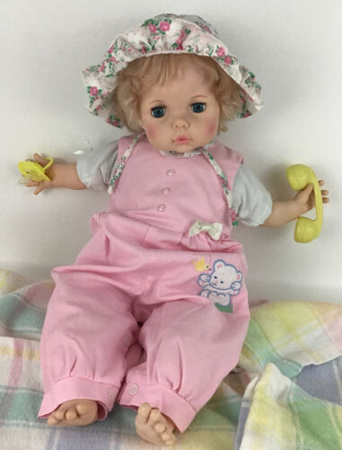 Vintage Eegee Goldberger Baby Doll Sleepy Eye 25" Large 1960s 1969 Girl Big Baby - Picture 2 of 12