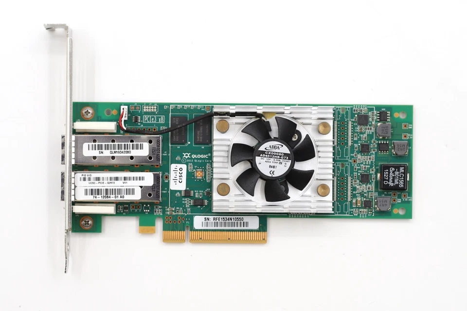 Cisco QLE2672 Dual-Ports 16GbE PCIe FC Host Bus Adapter P/N: UCSC-PCIE-02672 - Image 2 of 4