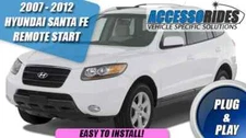 Fits: 2007 - 2012 HYUNDAI SANTA FE KEY REMOTE START PLUG AND PLAY CAR STARTER