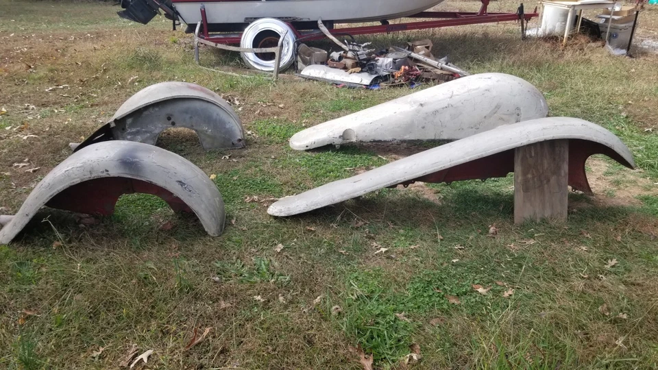 Guardabarros delanteros y traseros Mercedes Benz modelo S o SS 1930 RARO Foto 2 de 4