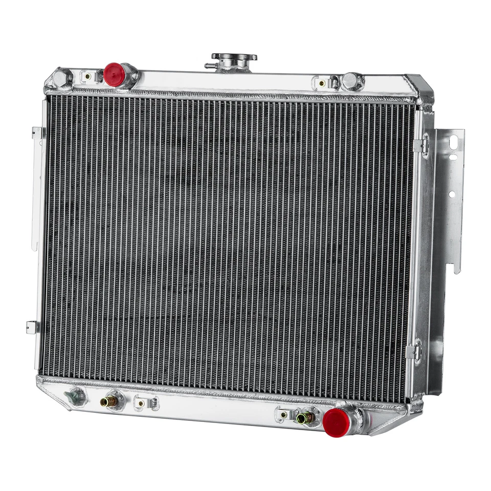 4Row Aluminum Radiator for 1999-2003 2000 Dodge Ram 1500 2500 3500 Van 3.9L 5.9L Foto 4 de 4