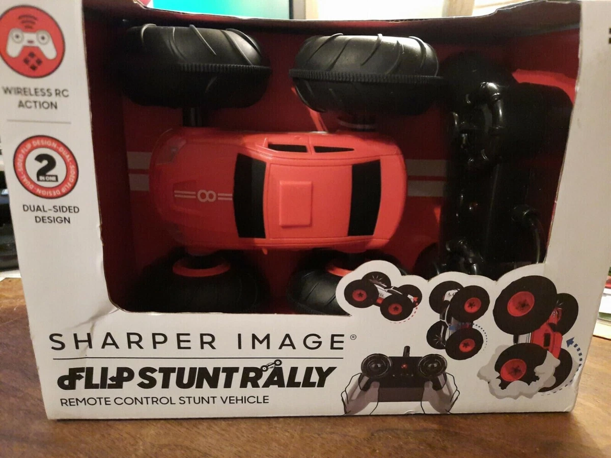 Sharper Image Remote Control RC Cars Flip Stunt Rally Car Toy for Kids 49 MHz