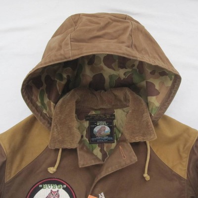 FREEWHEELERS BUBO SPORT TOGS TIMBER BEAST COAT 40 DARK BROWN X 