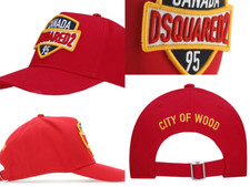 Dsquared2 Iconic City Of Wood Canada Baseball Cap Hat