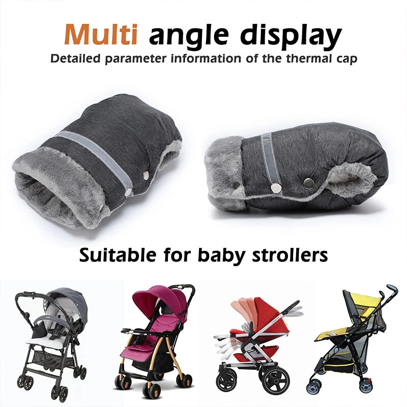 Stroller Hand Muff Stroller Gloves Pram Pushchair Hand Muff Hand Warmer WinterWW - Bild 2 von 4