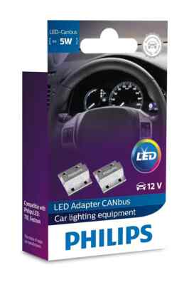 Philips LED Adapter CANbus Warnunterdrückung Canceler 5W 12V 2Stk.