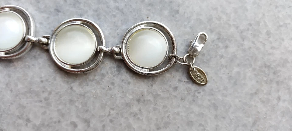 Pulseira vintage, metal e vidro por "Next" - Imagem 3 de 4