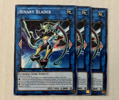 Yugioh! 3x Binary Blader LIOV-EN096 Common 1st ed NM