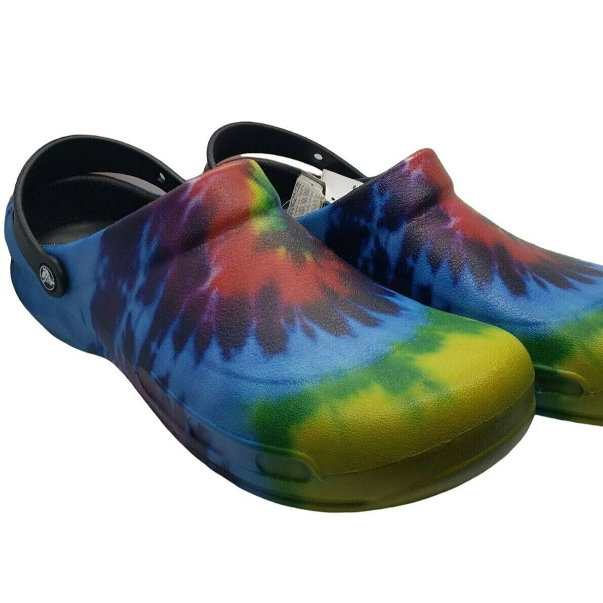 Crocs Tie Dye Rainbow Bistro Graphic Clogs Sandals Colorful Mens US 15 EUR 50 51 Crocs Tie Dye Rainbow Bistro Graphic Clogs Sandals Colorful  main image 2
