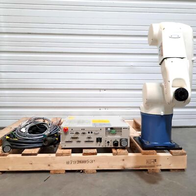 DENSO VS-6577E & RC5 Six Axis Robot System 7kg Load 770mm Reach 7600mm/s 230VAC 