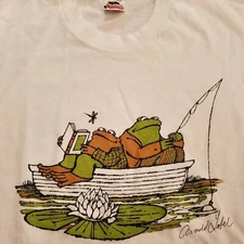 Vintage Frog And Toad Shirt Made USA SINGLE STITCH Arnold Lobel Are Friends Book