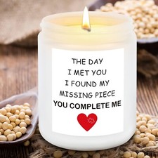 New Gifts for Women Men Romantic Gifts You Complete Me I Love You Gifts Lavender