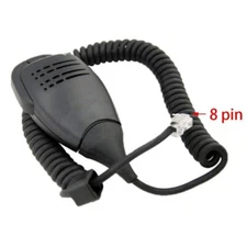 8Pin PTT Microphone & Clip for Motorola GM300 Mobile Radio Accessory