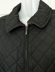 Tommy Hilfiger Jacket Quilted Puffer Diamond Zip Collar Barn Womens Sz M Black — photo 2