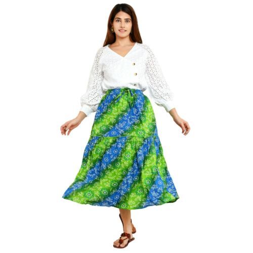 Gypsohila Benz skirt Free green Ext+++ | eBay