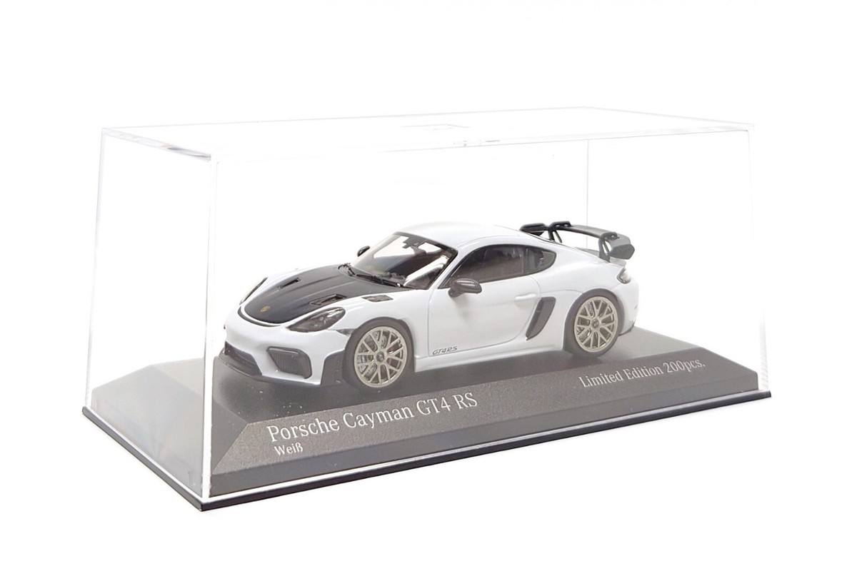 1/43 ミニチャンプス ポルシェ 718 ケイマン GT4 RS ホワイト Minichamps 1:43 Porsche 718 Cayman GT4 RS (982) in White