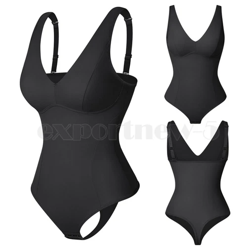 Fajas Colombianas Reductoras Jumpsuit integrierter BH Ganzkörper Body Shaper Top - Bild 24 von 49