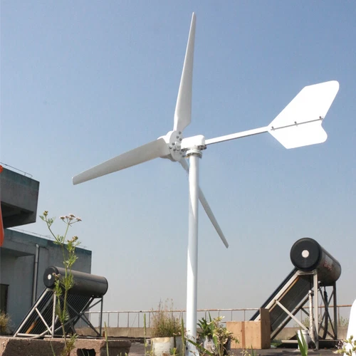 5000W 220V 380V Windkraftanlage 3Blatt Windrad Grid Windgenerator Komplettanlage - Bild 11 von 24