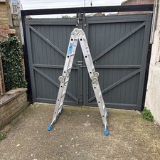 Mac Allister Professional 4x3 Combi Ladder – Aluminium – EN131 – 150kg