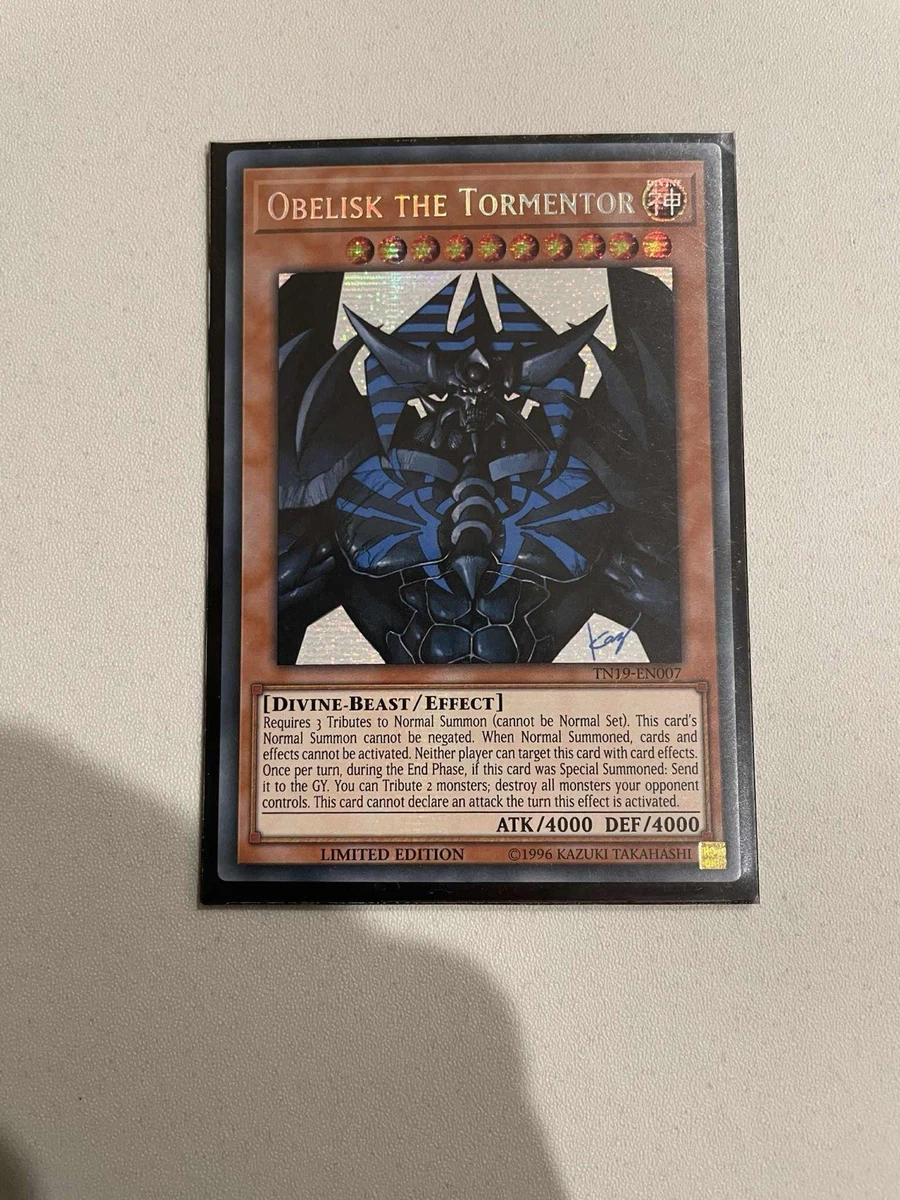 Obelisk 的巨yu-Gi-Oh! TCG 银碎个人收藏卡游戏卡| eBay
