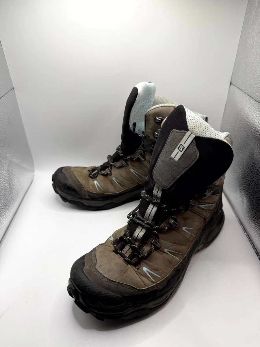 Salomon Brown Leather Upper Boots for Women for sale | eBay