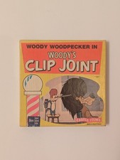 Woody Woodpecker In Woody's Clip Joint, Super 8mm 200 Foot Reel Pink Color Sound