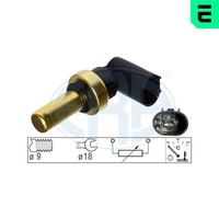 ERA 330757 Sensor, KüHlmitteltemperatur FüR Alfa Romeo Chevrolet