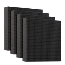 Pre-Cubed Pick Pluck Foam Sheets - 4-Pack 12"x12"x2" Polyurethane Apart I...