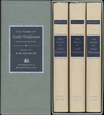The Poems of Emily Dickinson: Variorum Edition by Emily Dickinson (English) Hard