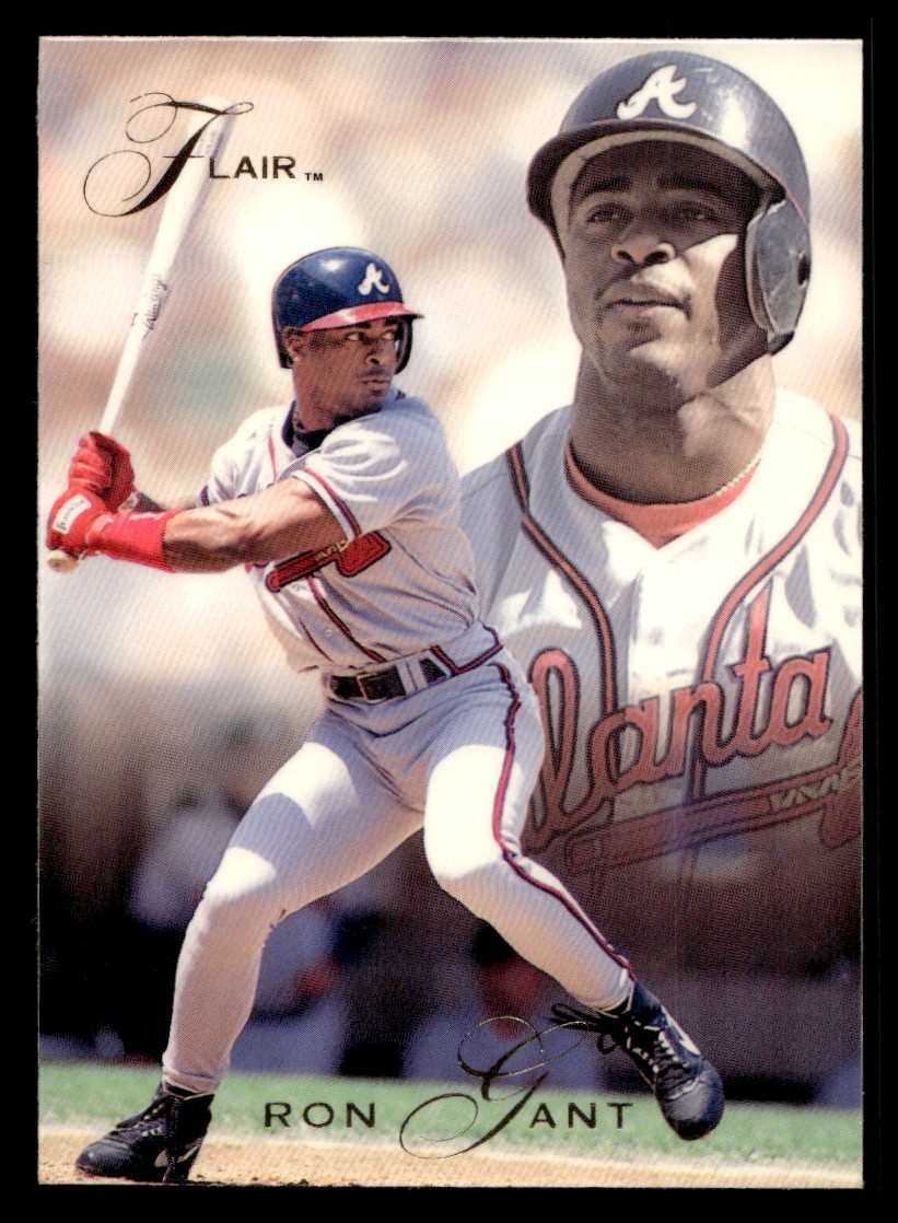 1993 Flair Ron Gant #3 Atlanta Braves
