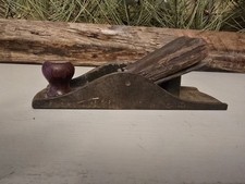 Vintage Cast Iron Made In The USA Hand Wood Plain Block Plane