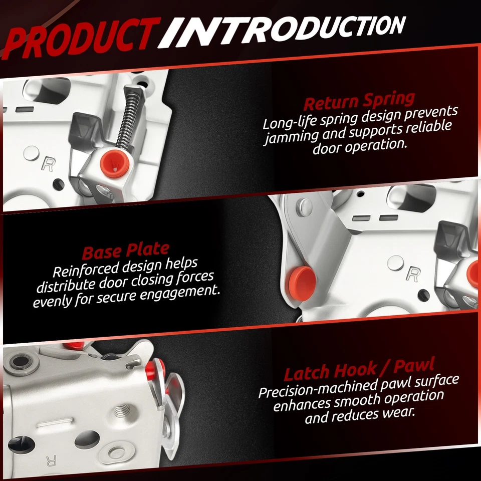 Actuador de bloqueo de puerta delantero derecho Chevrolet Astro GMC Safari 2003-2005 15063272 Foto 3 de 4