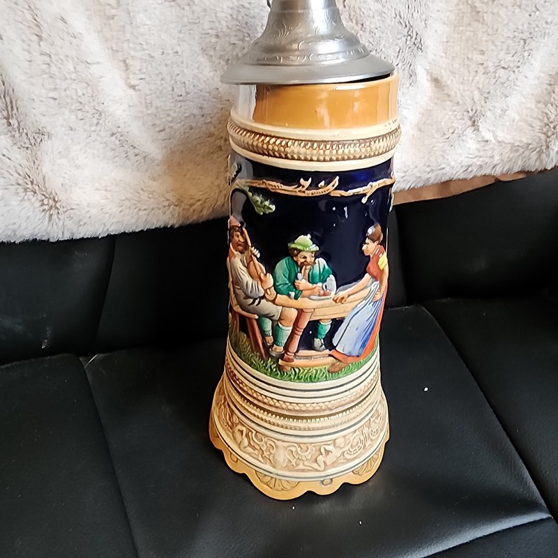 Vintage Musical German Beer Stein 