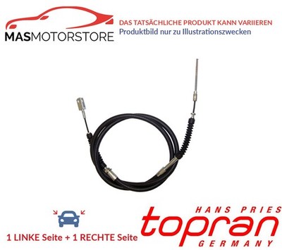 HANDBREMSSEIL BREMSSEIL PAAR HINTEN TOPRAN 723 508 2PCS H NEU OE QUALITÄT