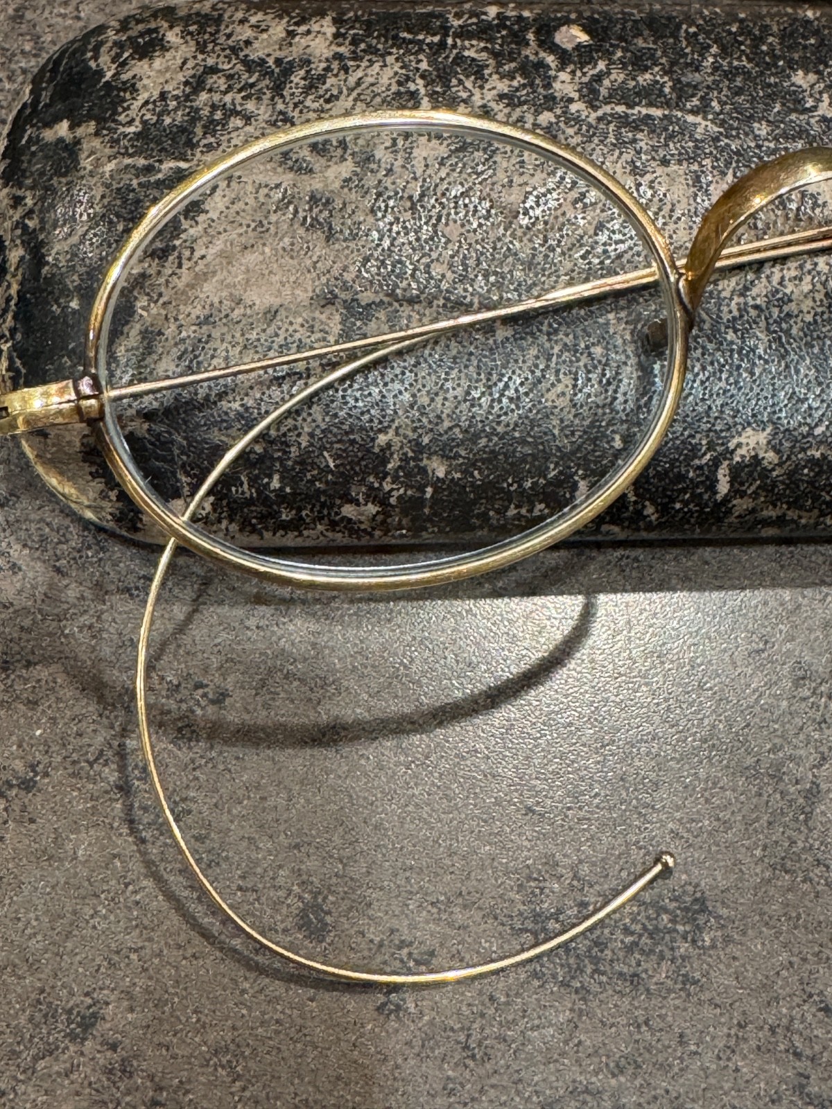 Antique / Vintage solid 14k Spectacles / Glasses … - image 7