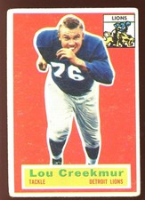 Lou Creekmur 1956 Topps Football Card #8