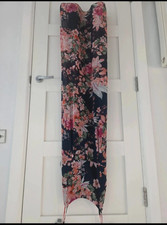 New Look Navy Floral Maxi Dress UK 12