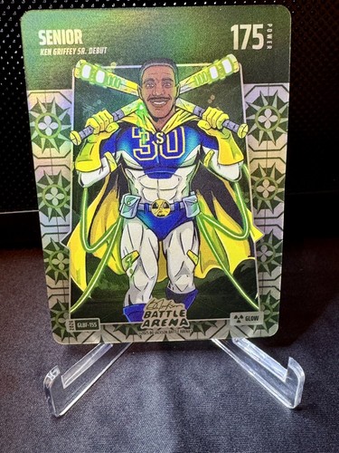 2026 Battle Arena Ken Griffey Sr GLBF-155 Grandma’s Linoleum Glow Chase SSP