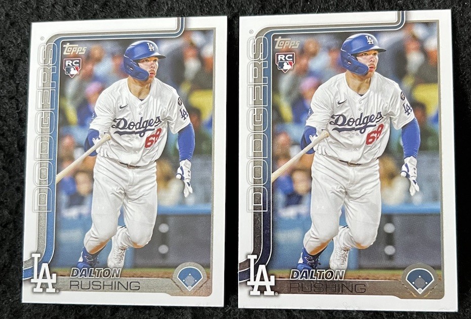 2025 Topps Update - #US38 - Dalton Rushing - RC  - Dodgers + Extra