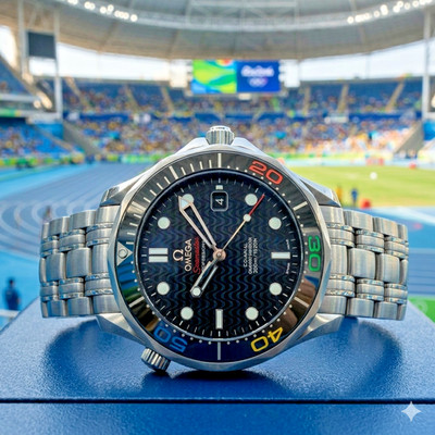 Omega Seamaster Rio Olympics Limited Edition Uhr Full Set 1 Jahr Garantie