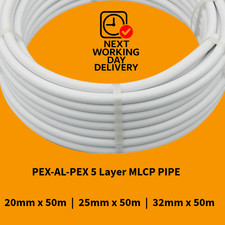 MLCP PEX-AL-PEX MULTILAYER PIPE 20mm, 25mm & 32mm x 50m COILS - 5 LAYER