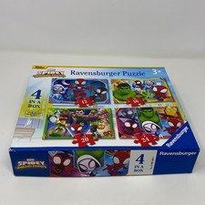Ravensburger Spidey  His Amazing Friends 4-in-Box Puzzle 12-24pc Multi