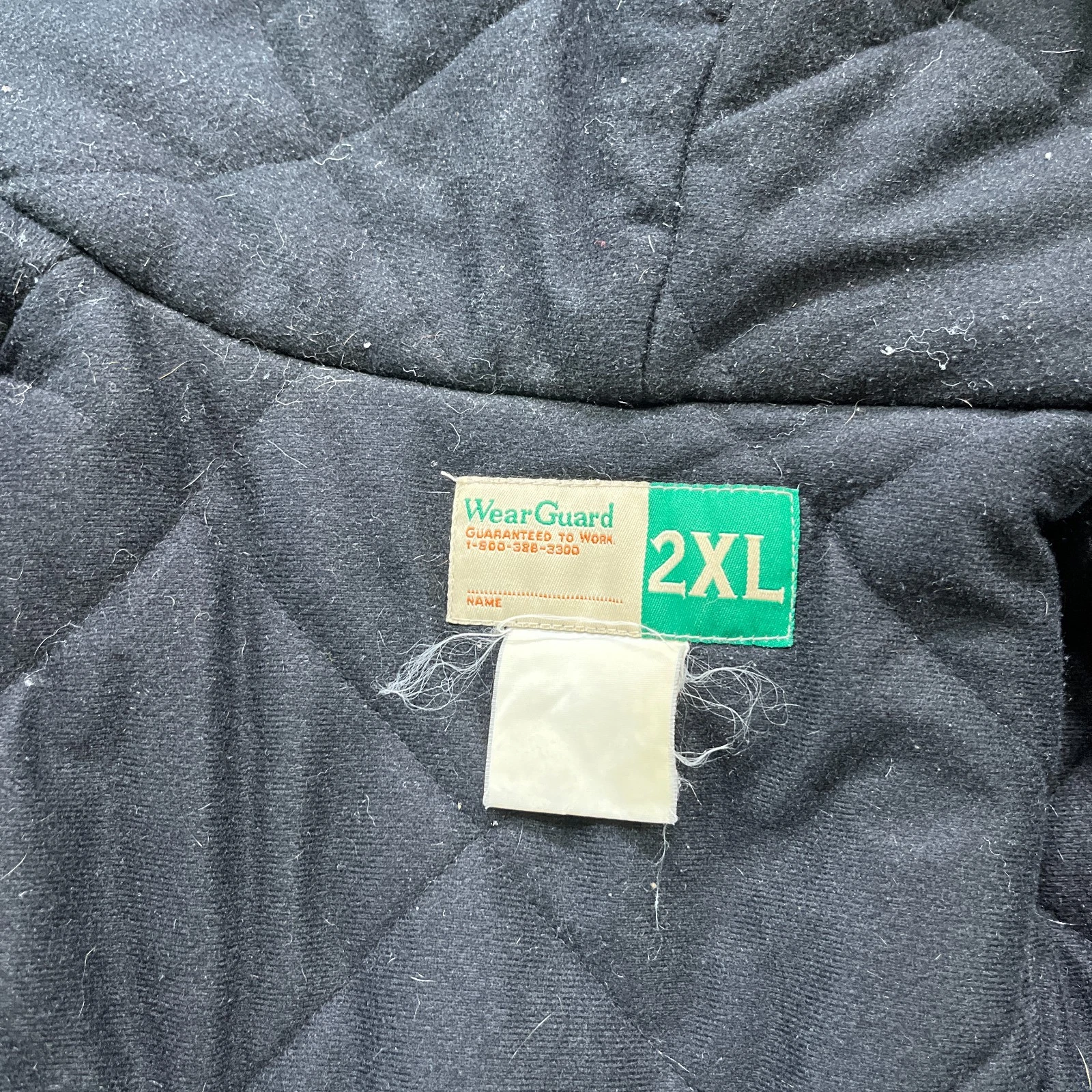 Vintage Boeing Jacket Mens 2XL Blue Duck Canvas Quilt Lined Distressed Y2K - product detail image 15