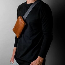 Hardgraft One Pack Leather Cross Body Bag