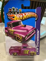 2013 Hot Wheels #211 Hw Showroom Custom '56 Ford F-100 Lila