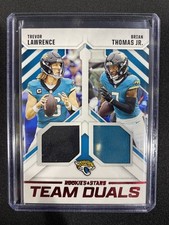 Trevor Lawrence/ Brian Thomas Jr 2025 Panini Rookies & Stars Football Team Duals