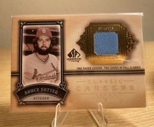 Bruce Sutter 2005 SP Legendary Cuts Classic Careers Jersey #CC-SU St. Louis