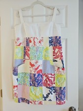 Lilly Pulitzer Vintage Square One Patch Dress Cherry Bomb Spin bottle 14