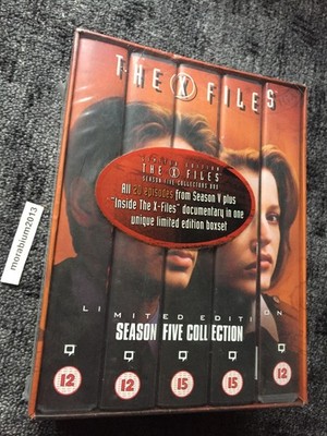 THE X-FILES ( AKTE X ) - SEASON 5 - VHS - Englischer Originalton - NEU