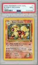 2000 Pokemon Gym Challenge Blaine's Arcanine Holo #1/132 PSA 9 on eBay